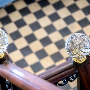 Schöne alte Treppenelemente