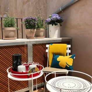 Sonnige Dachterrasse